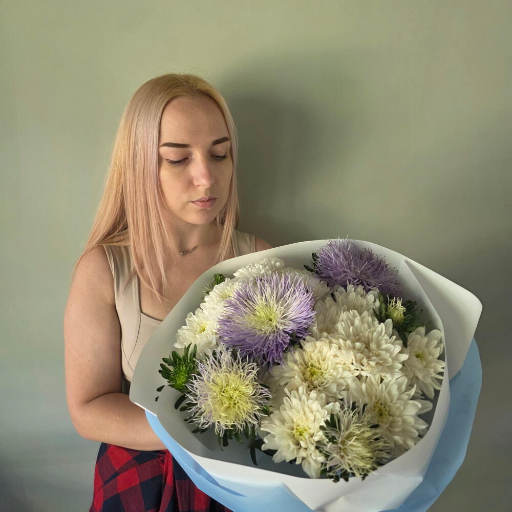 Голубые астры