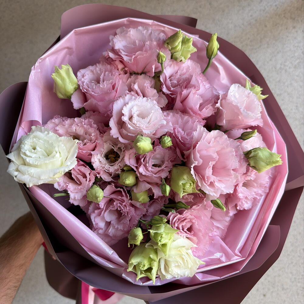 Нежный букет из эустомы ♥️