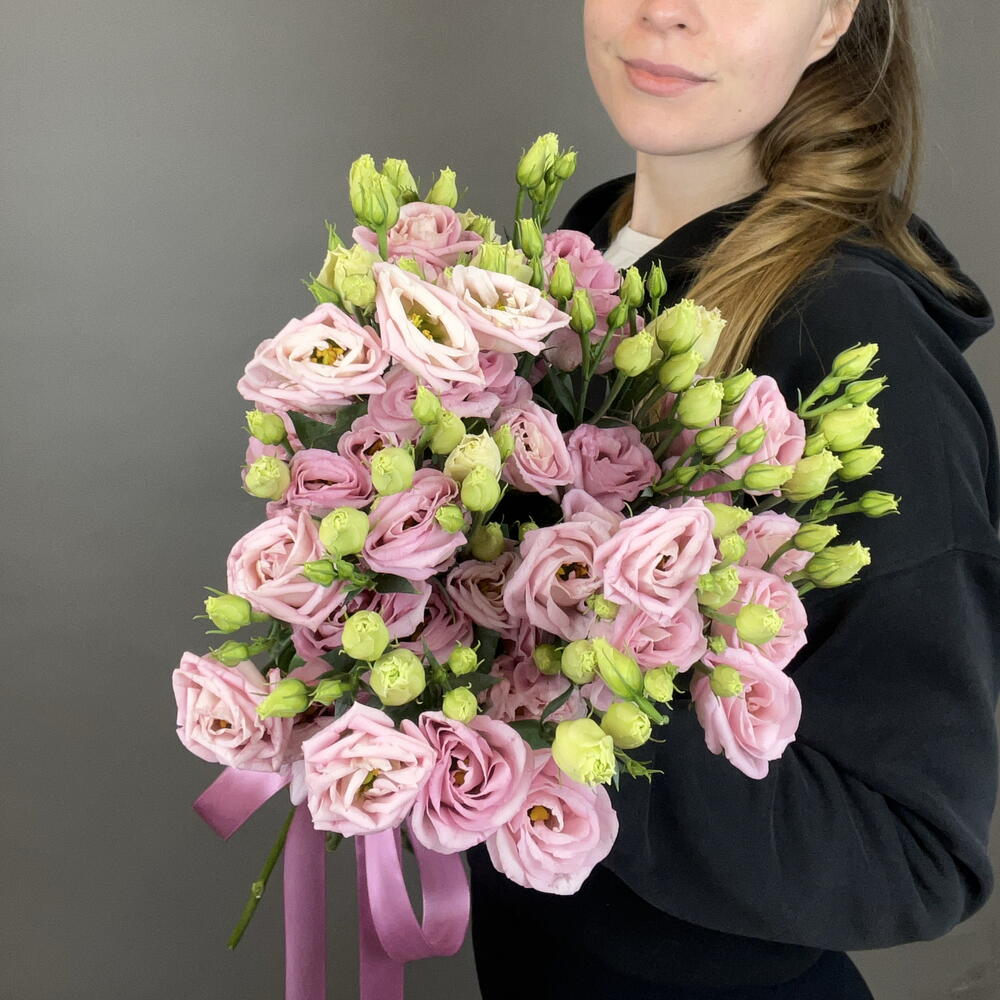 Монобукет 7 лизиантусов 🌸