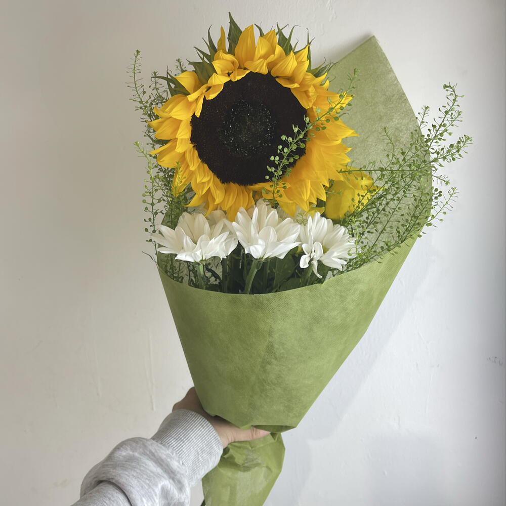 Букет стильный💛💚
