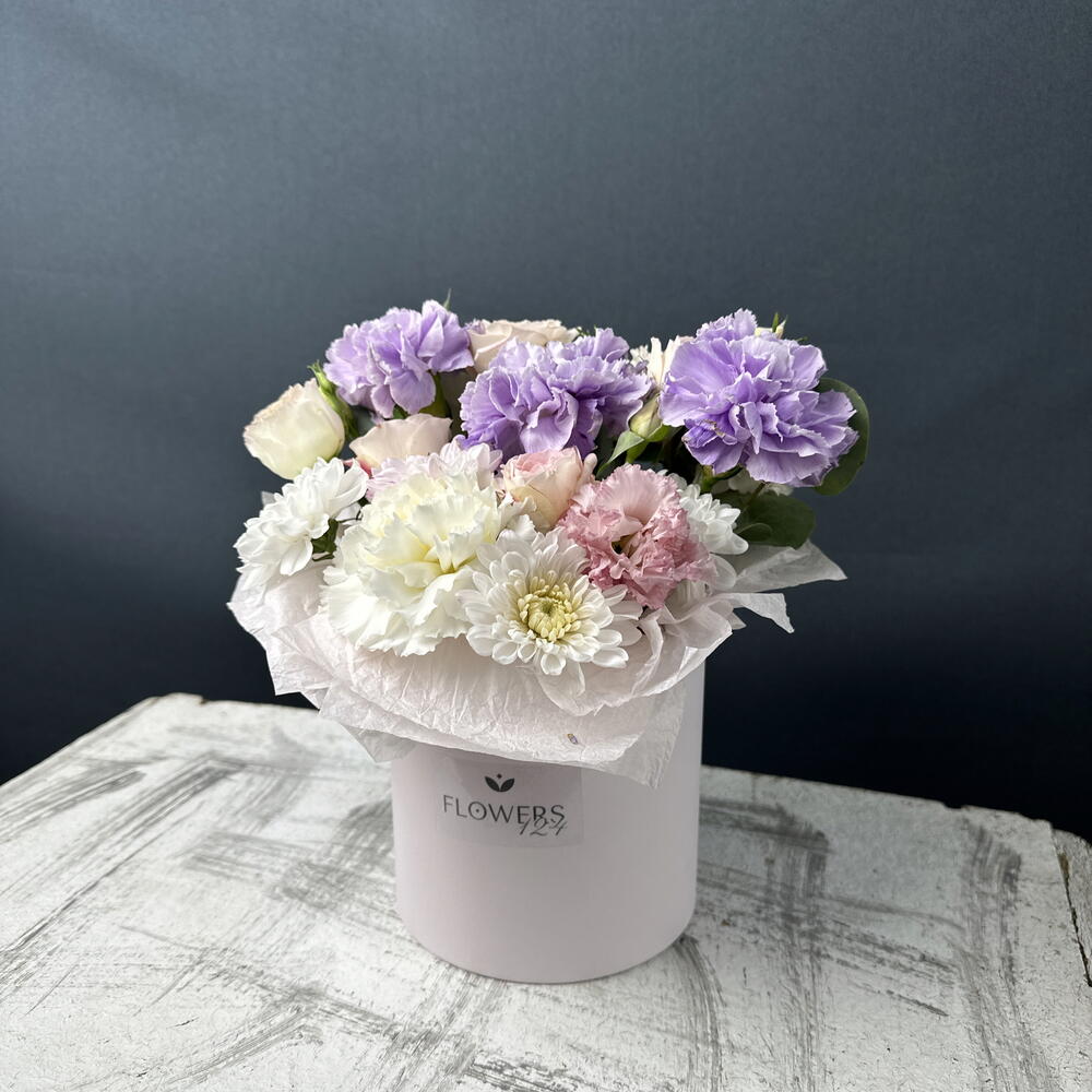 Композиция с диантусами💜