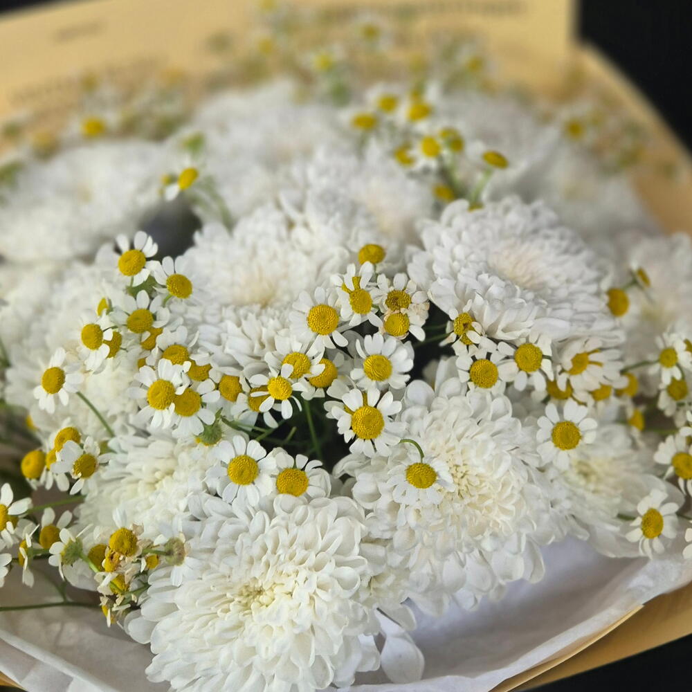 букет с ромашкой