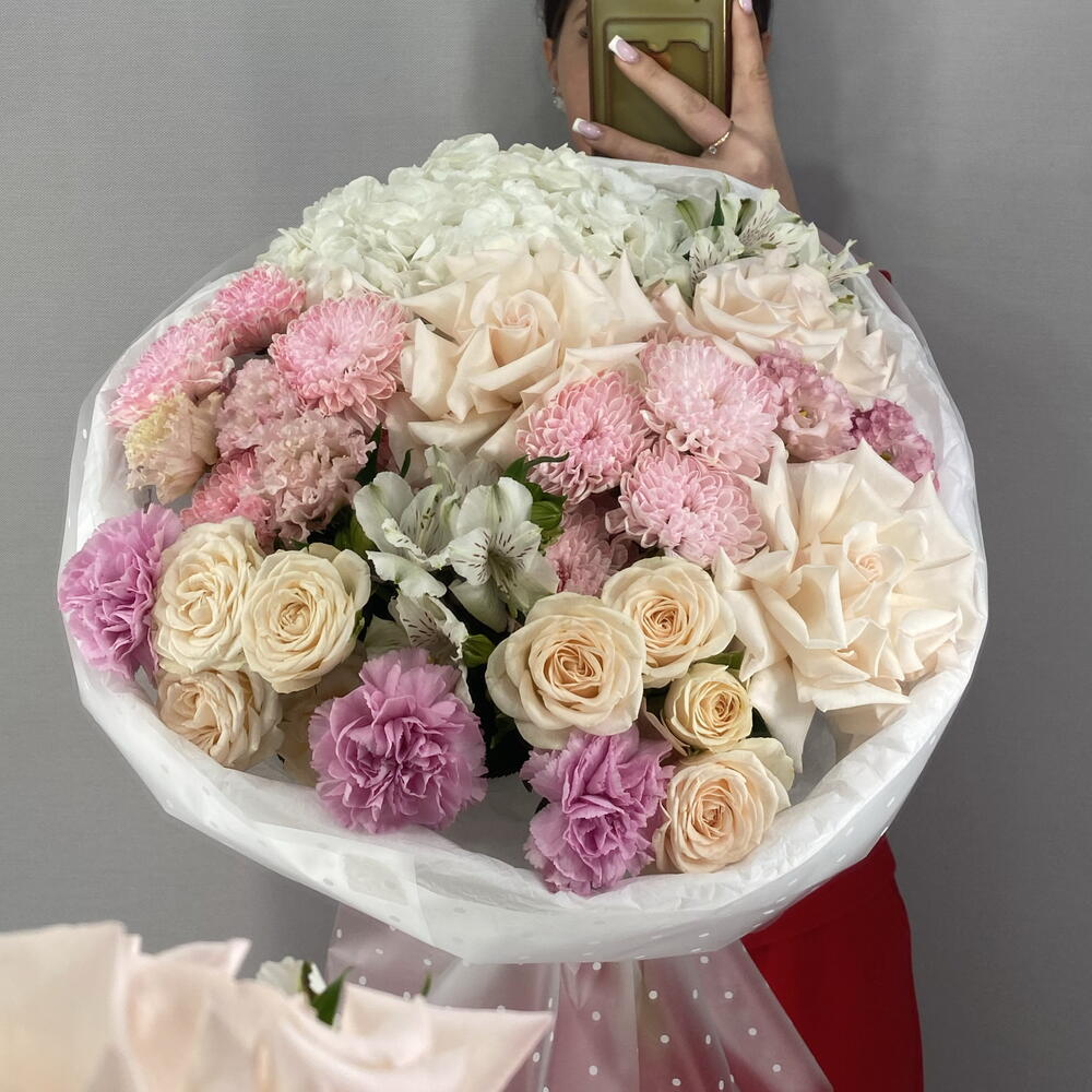 Букет с гортензией 💕