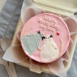 Bento cake with rats