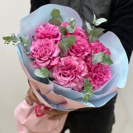 Монобукет из розы Кантри Блюз🌷