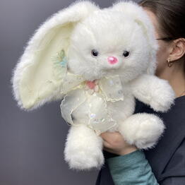 Плюшевый зайчик белый🐰