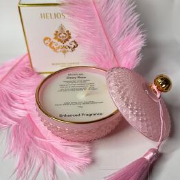 Aroma candle "Rose with morning dew"