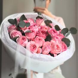 Розовые розы 25