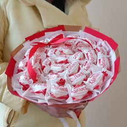 A bouquet of Raffaello sweets
