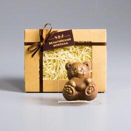FIGURA DE CHOCOLATE "OSO CON CORAZÓN"