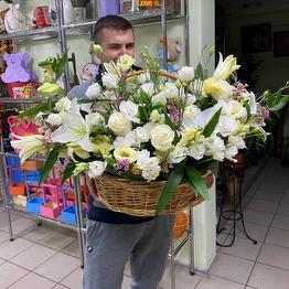 Cesta de flores
