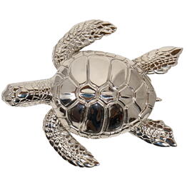 Turtle bronze sculpture