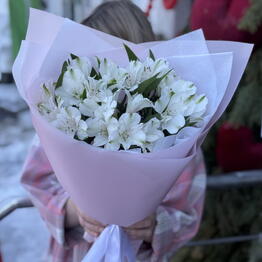 Букет белая альстромерия 🥰/