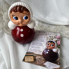 Неваляшка мини в подарок учителю