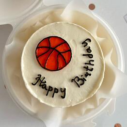 Бенто-торт «Happy birthday» с мячом
