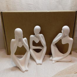 Подарочный набор из гипса 71 Статуэтки "Мыслители"