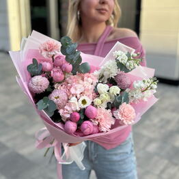 Pink Flora x Engels