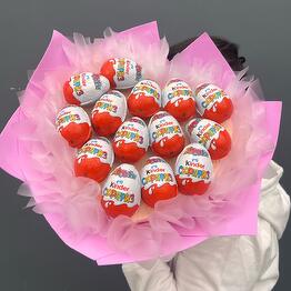 Ramo de corazón de kinders