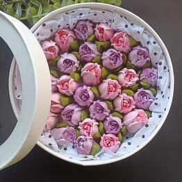 Marshmallow tulips