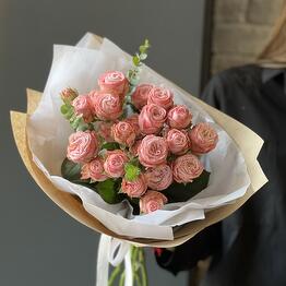 Rosas arbustivas en la elaboración