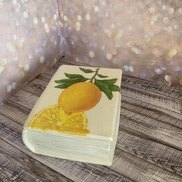 Книга -шкатулка «Лимоны»