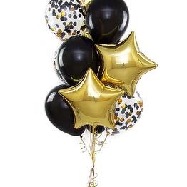9 bolas de oro y Negro