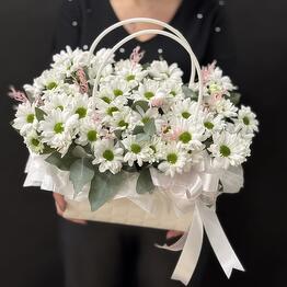 Композиция поляна хризантем