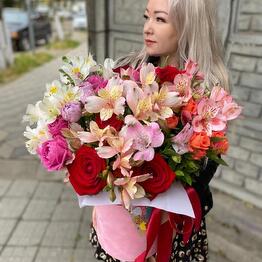 Цветы в коробке