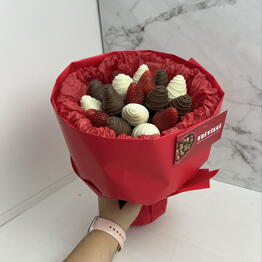 Букет из клубники в шоколаде Валентинка mini