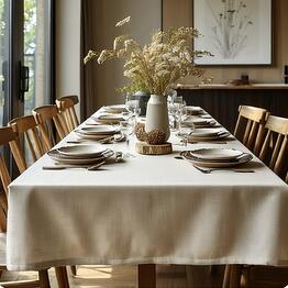 Tablecloth for a large table