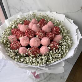 Букет из клубники в шоколаде
