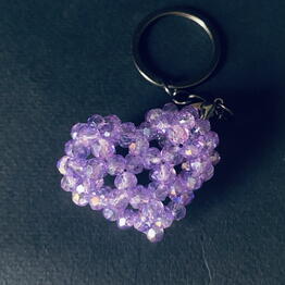Брелок Mini heart 💜