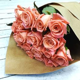 Rose Karina in craft 60 cm, 19 pcs