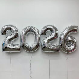 Воздушные шары цифры на Новый год 2026