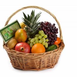 Festive in a basket