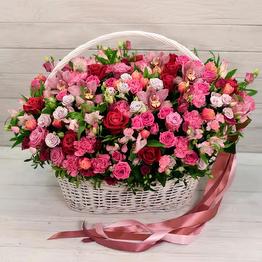 Cesta de flores