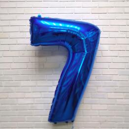 Globo figura foiled 7, 102 cm