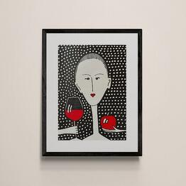 Japanese woman - Apple or wine