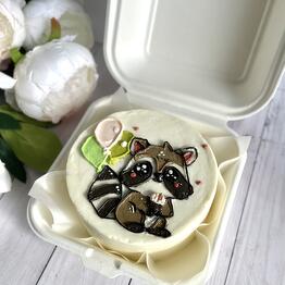 Бенто - торт енот 🦝