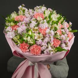 Букет гигант "Свидание в Венеции 🌸" с ароматной маттиолой