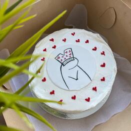 Bento cake for a girl, for a wife, for a lover, February 14, a gift with humor