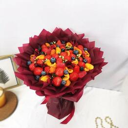 Strawberry Bouquet Red Riding Hood XS