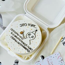 Bento cake "for him"
