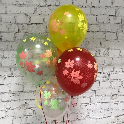Ball maple leaves 30cm 1pc
