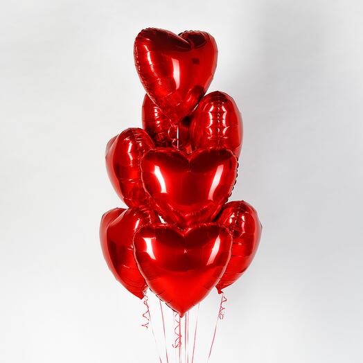 Букет гелиевых шаров "Любовь Навсегда"