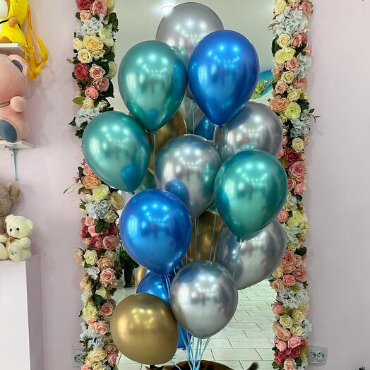 21 helium chrome balls