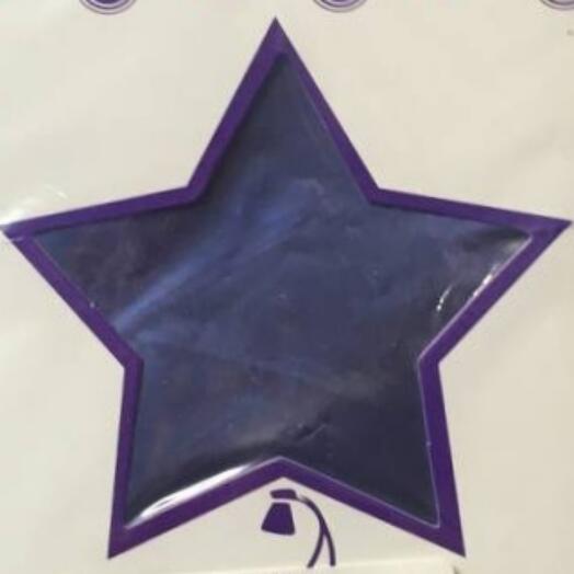 Bola de papel de aluminio "estrella" en el surtido