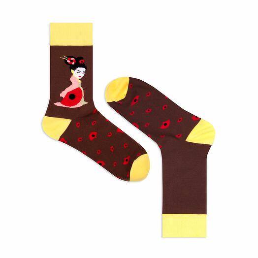Гейша 39-41 коричневые