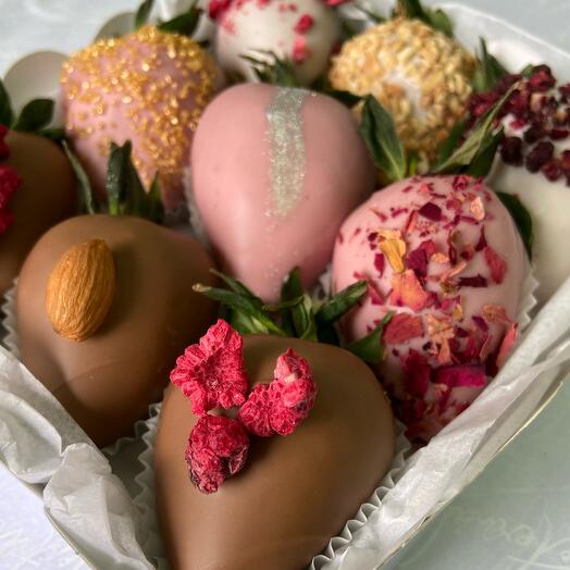 Fresas cubiertas de chocolate