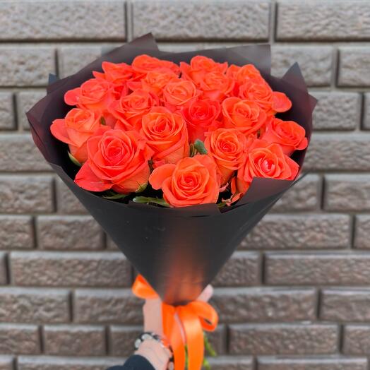 Rosas naranjas